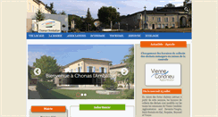 Desktop Screenshot of mairie-chonaslamballan.fr