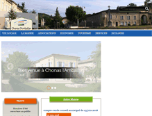 Tablet Screenshot of mairie-chonaslamballan.fr